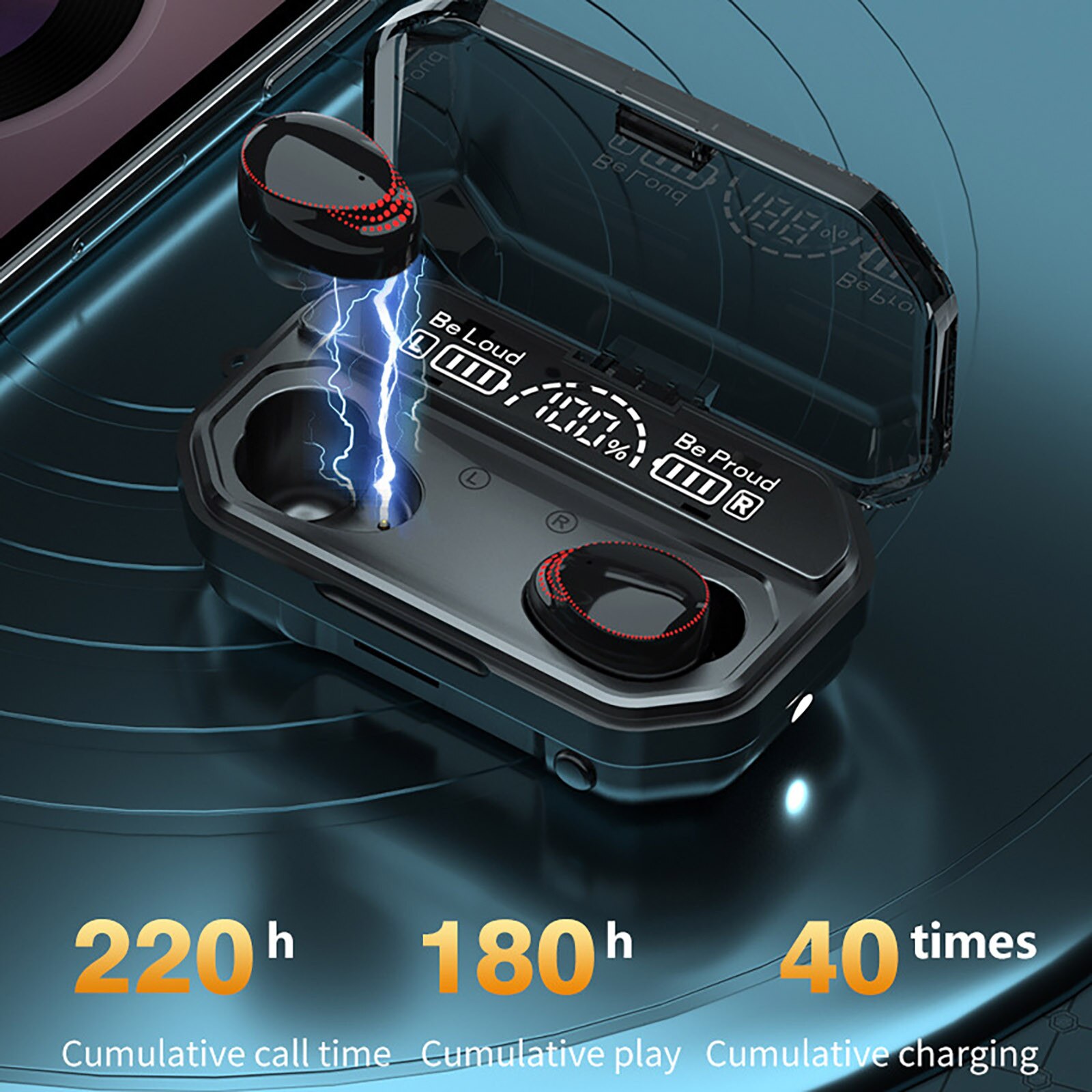 Schnelle lieferung  a18 bluetooth-headsets 5.1 kabellose mini-ohrhörer, stereo-kopfhörer, bluetooth-ohrhörer