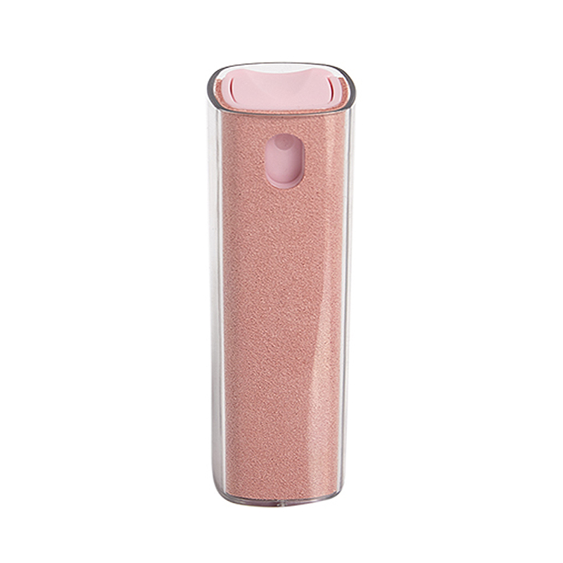 Limpiador de pantalla de teléfono 2 en 1, botella pulverizadora y paño de limpieza de microfibra, Mini tableta portátil, juego de limpiador de pulido de pantalla de PC móvil: RED