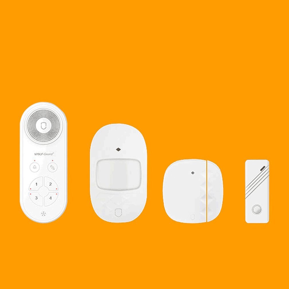 Portable home door magnetic door and window infrared anti-theft alarm system ringing vibration alarm