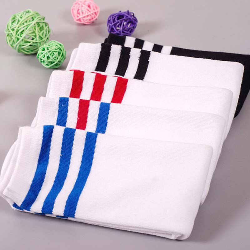 Chaussettes montantes pour enfants | Chaussettes de sport, pour vieux garçons et filles, bandes de Football, pataugeoire en coton, blanc, style de Skate, pour enfants, Tube Long