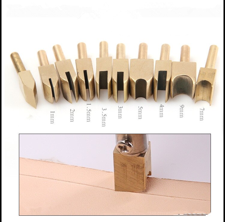 Leather electric edge holder Brass edge banding device Ironing line iron Tip twisting Groove twisting Grooving drum