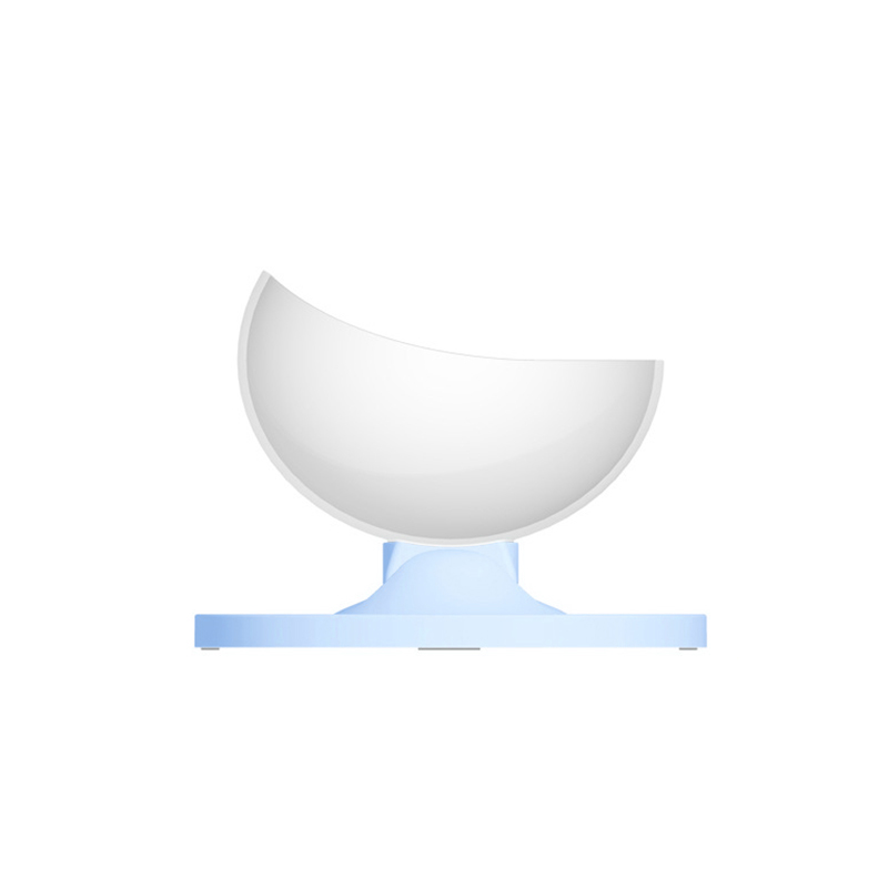 Eierschale Geformt Hund Katzenfutter Schalen Neigung Einstellbar ungiftig Haustier Zubringer Katzen Produkte für Haustiere Liefert Katze Fütterung werkzeuge: Blau