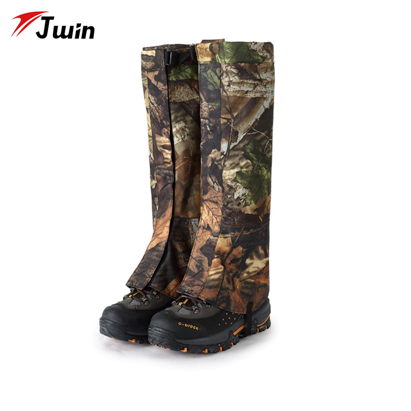 Polainas de pierna para nieve, cubierta de botas al aire libre, impermeable, ultraligeras, protección de piernas, para senderismo, escalada, Trekking: LY047 40CM