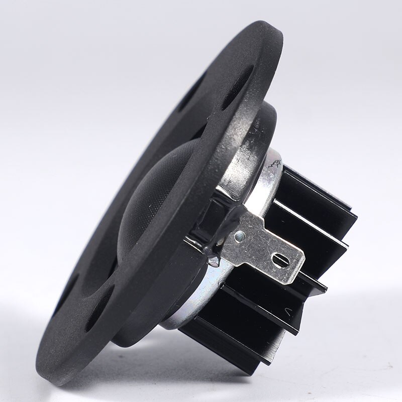 -2 stk diskanthøyttaler 6 ohm 30w hifi myk e silkefilm diskant høyttaler neodym tannet aluminium kjøleribbe