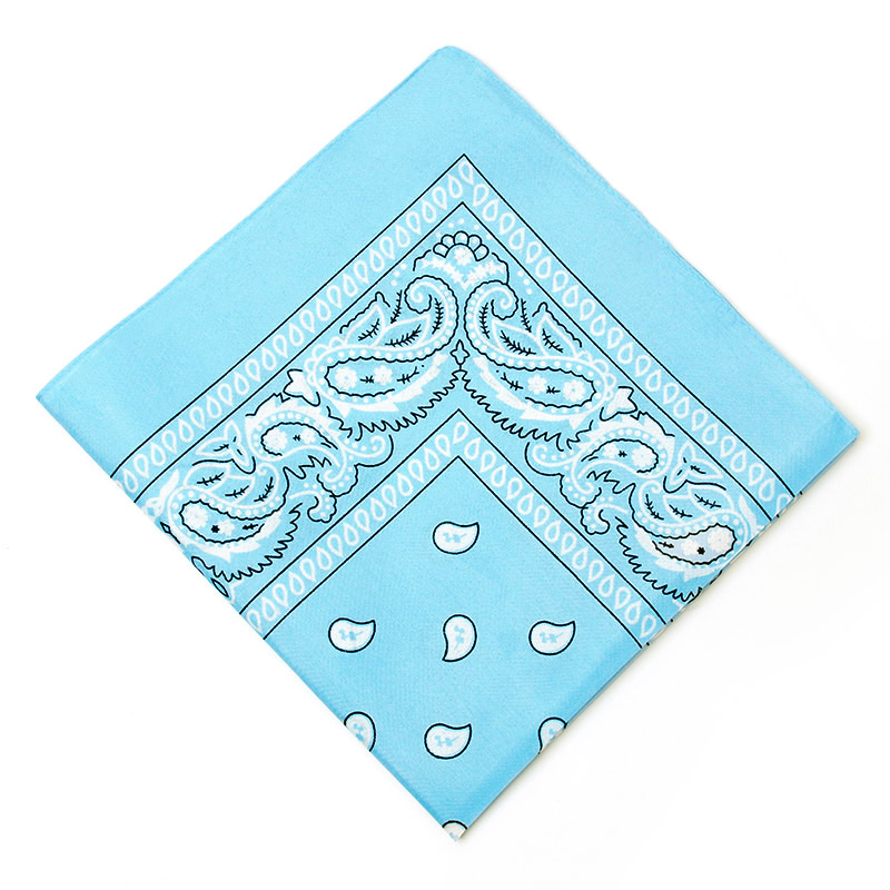 Unisex Mannen Vrouwen Bandana Haarband Cowboy Heren Biker Sport Hoofddeksels Pols Hairwrap Paisley Hoofd Wrap Vierkante Sjaal: Goud