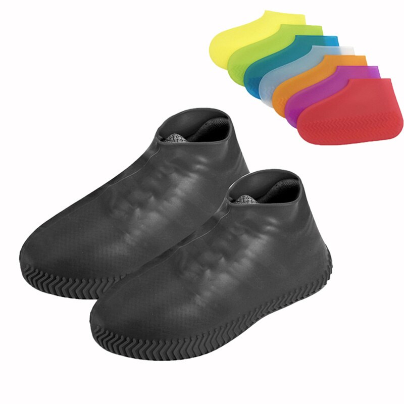 Outdoor binnenzool waterdichte siliconen schoen cover kinderen volwassen waterdichte antislip draagbare siliconen regen binnenzool