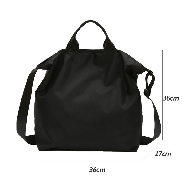 Large Capacity Nylon Waterproof Travel Shoulder Bag Women Luggage Handbag Top-handle Portable Bag For Women Tote