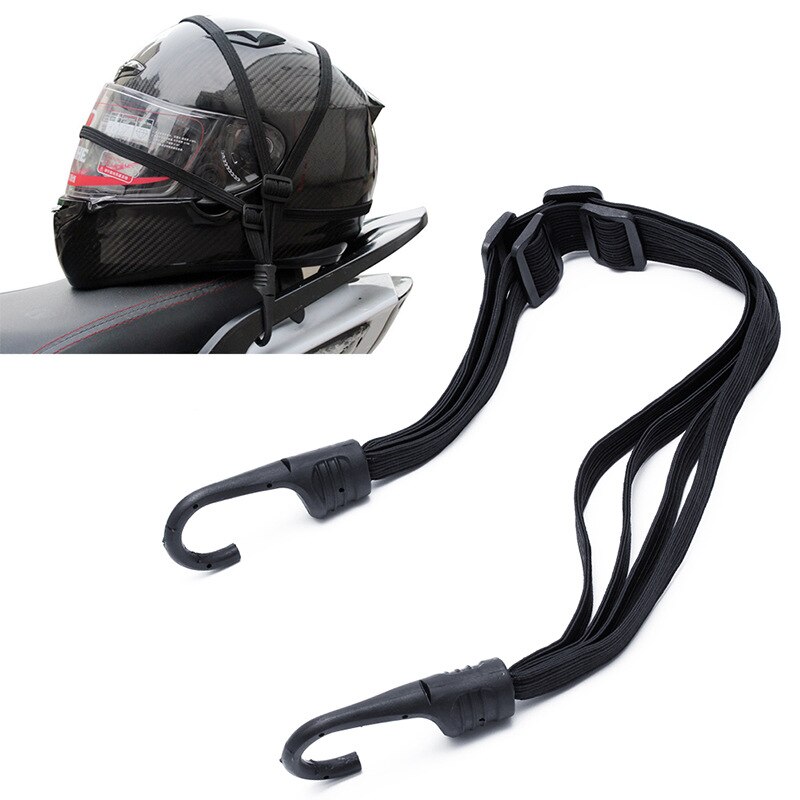 Moto e-bike bagages lanière sport voiture réservoir de carburant filet casque sac débris ensemble Net contre-pointe casque lanière