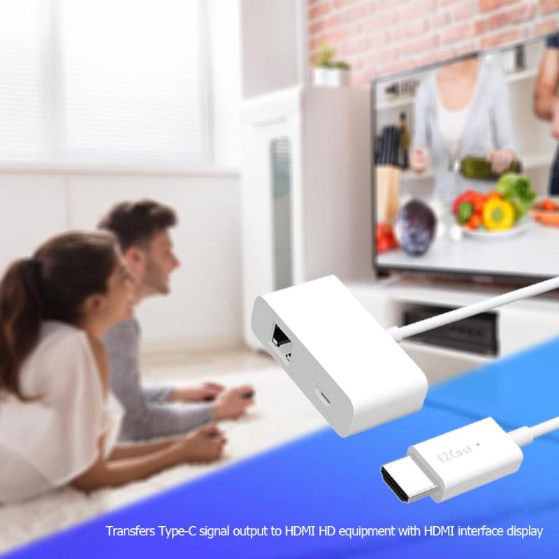 Ezcast magicether naar hdmi draadloze wifi 1080p schermspiegeling adapterdraad voor android ios windows mac-apparaten