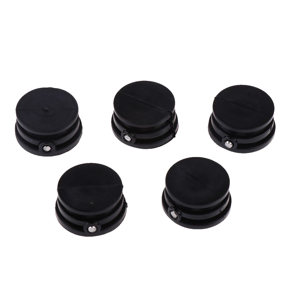 5Pcs Surfboard Leash Stekkers Voor Water Sport Surfen Accessoires: Black