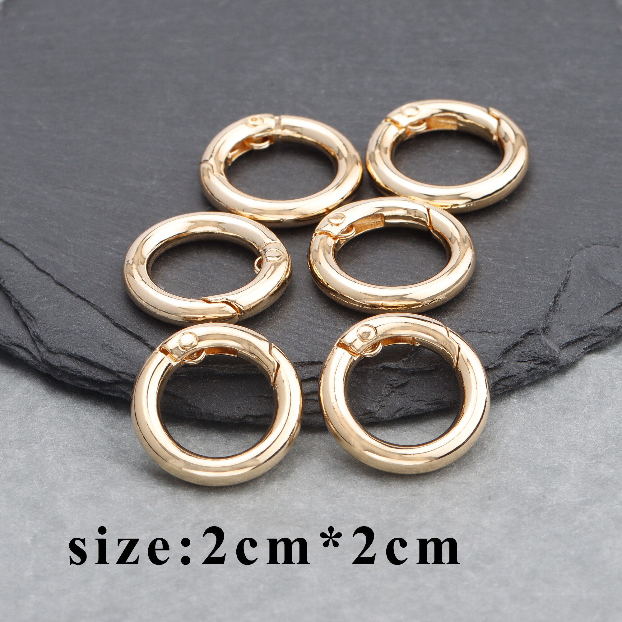 GUFEATHER M753, accesorios de joyería, chapado en oro de 18k, 0,3 micras, conector, cierres, collar de pulsera diy, fabricación de joyas, 10 unids/lote