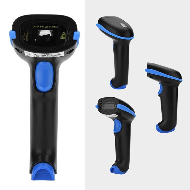 1D Wired Scanner One-Dimensional Barcode Scanner 1D 32 Bit Portable Bar Code Scanners