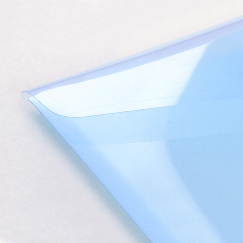 20 Pcs/Lot Deli 5505 PVC-A4 Transparent button document bags paper folders for conference organizer office supplies stationery
