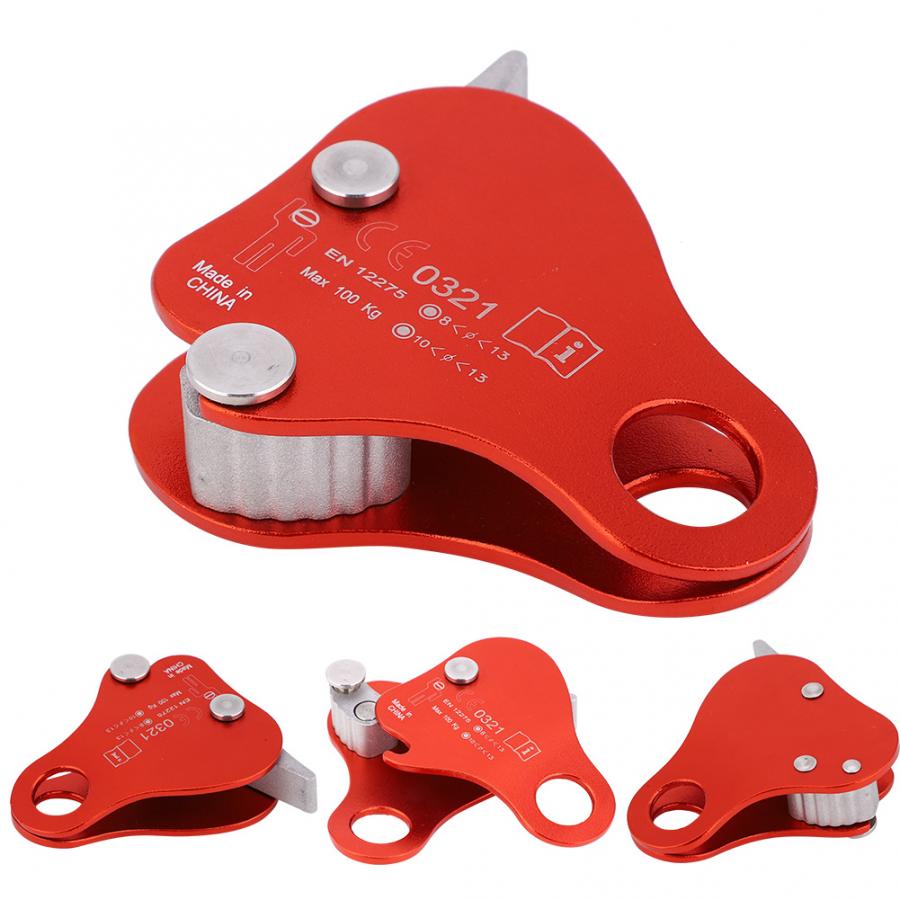 Climbing Equipment Outdoor High Altitude Rope Grab Safety Device Lock Equipment for Rock Climbing Mountaineering Outdoor