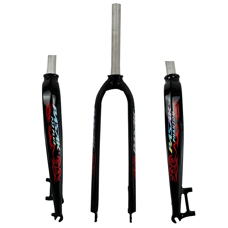 PASAK-horquilla rígida de aluminio para bicicleta de montaña, horquilla de 26 ", 27,5" y 29 "para bici de carretera P32, freno de disco de modelar