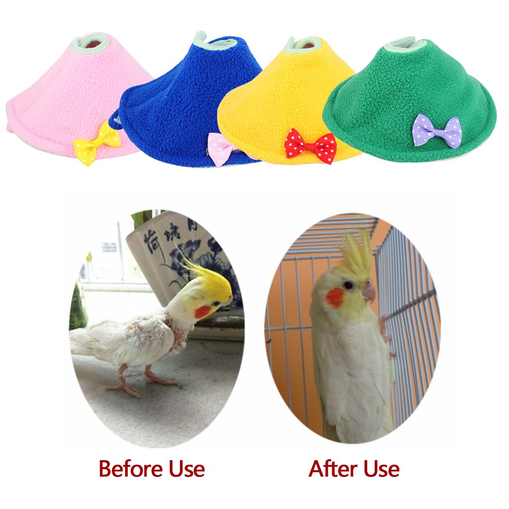 Parrot Collar Cloak Restoration Collar Anti-bite Pecking Elizabeth Protection Collar Bird Cloak Pet Warm Clothe Cute Comfortable