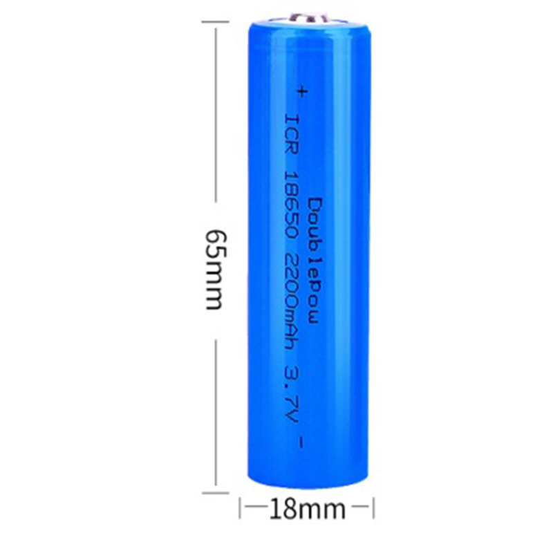 100% capacidade 18650 2200mah 3.7v nova bateria de lítio recarregável original para calculadora de calendário eletrônico
