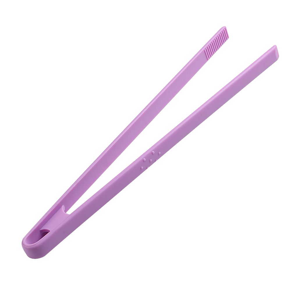 30 Cm Lengte Barbecue Accessoires Brood Cake Clip Silicone Voedsel Tong Bakken Tools: Purple