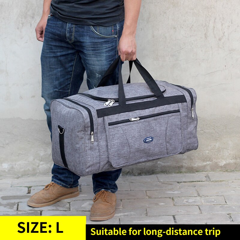 Women Men Oxford Travel Duffel Bag Carry on Luggage Bag Men Tote Large Capacity Weekender Gym Sport Holdall Overnight Bag ZL218