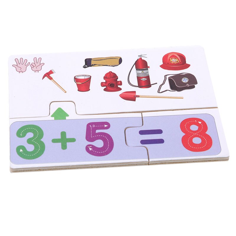 Children Learning Education Colorful Puzzles Literacy Cognition Cultivate Cards Puzzle Kids Educational Toys For Baby