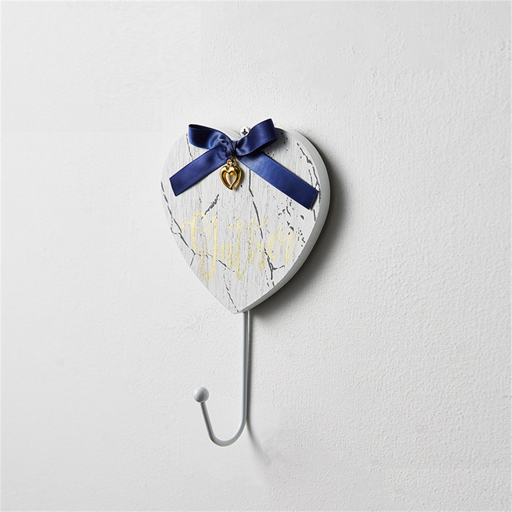 Rectangle House Shape Key Rack Hooks Coat Hooks Wall Hanging Wood Key Hanger Holder Wall Organizer Home Decoration Coat Hanger: 04