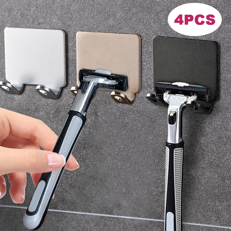 Rasieren Rasierer Halfter multi-funktion Männer Rasieren Rasierer Lagerung Haken Zauberstab Regal Rasiermesser Gestell Schlecht Küche Organizer Zubehör