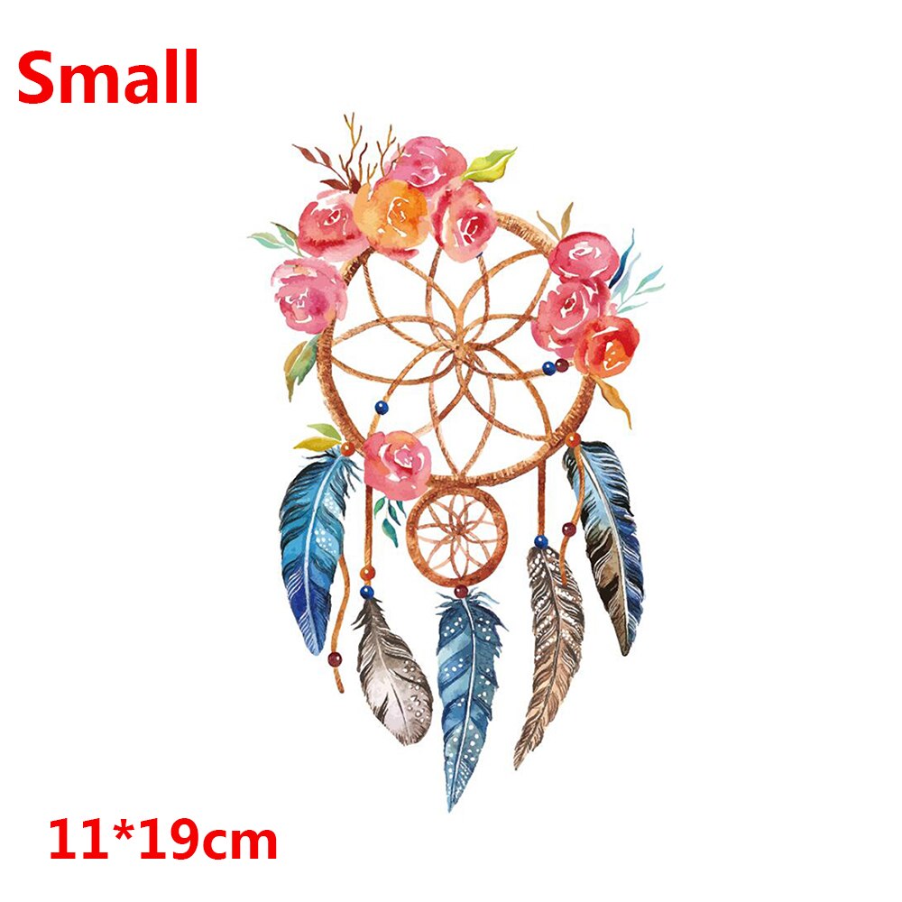 Fajne łaty z piórami lwa naprasowanki na łacie a-poziomowe zmywalne naszywki na ubrania łatwy nadruk za pomocą żelazka gospodarstwa domowego: MATOWE