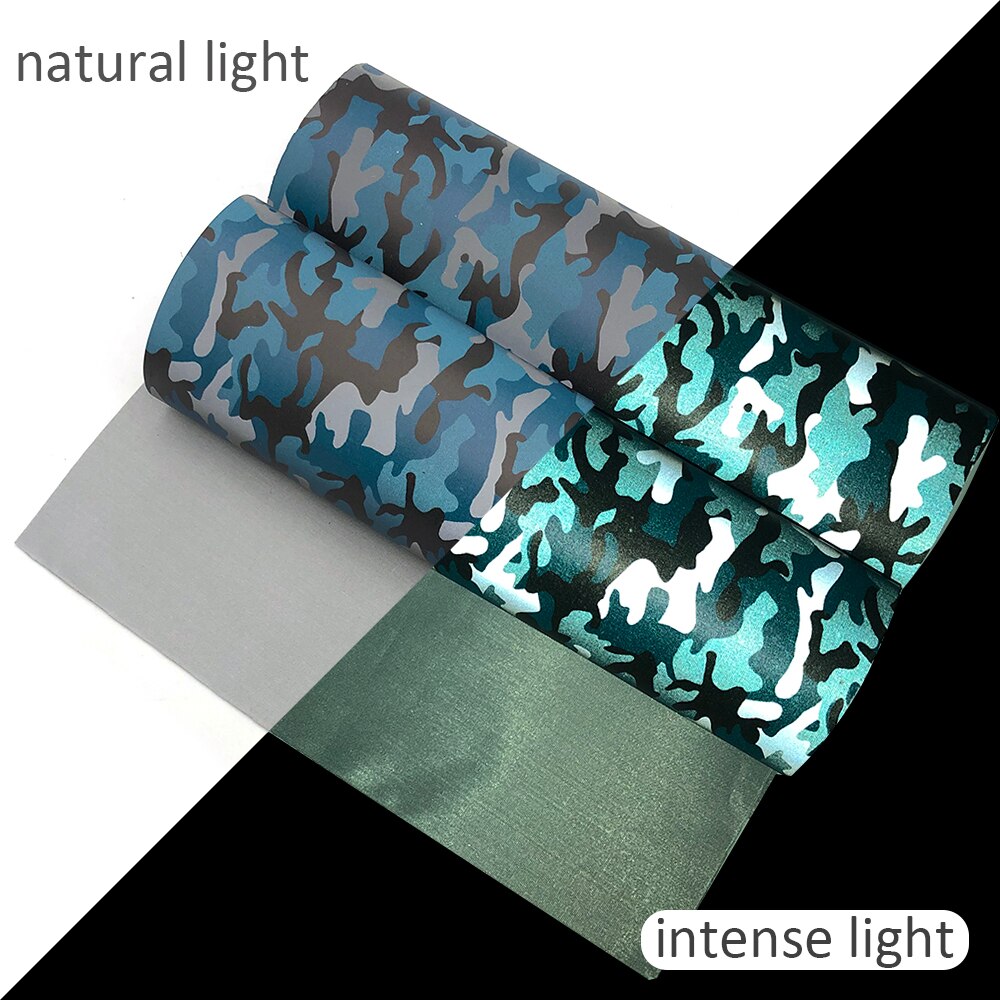30*140cm Camouflage Reflective Sliced Faux Leather Artificial Synthetic Leather Fabric, DIY Sewing Garment HairBow Bags,1Yc10274: 1097198011