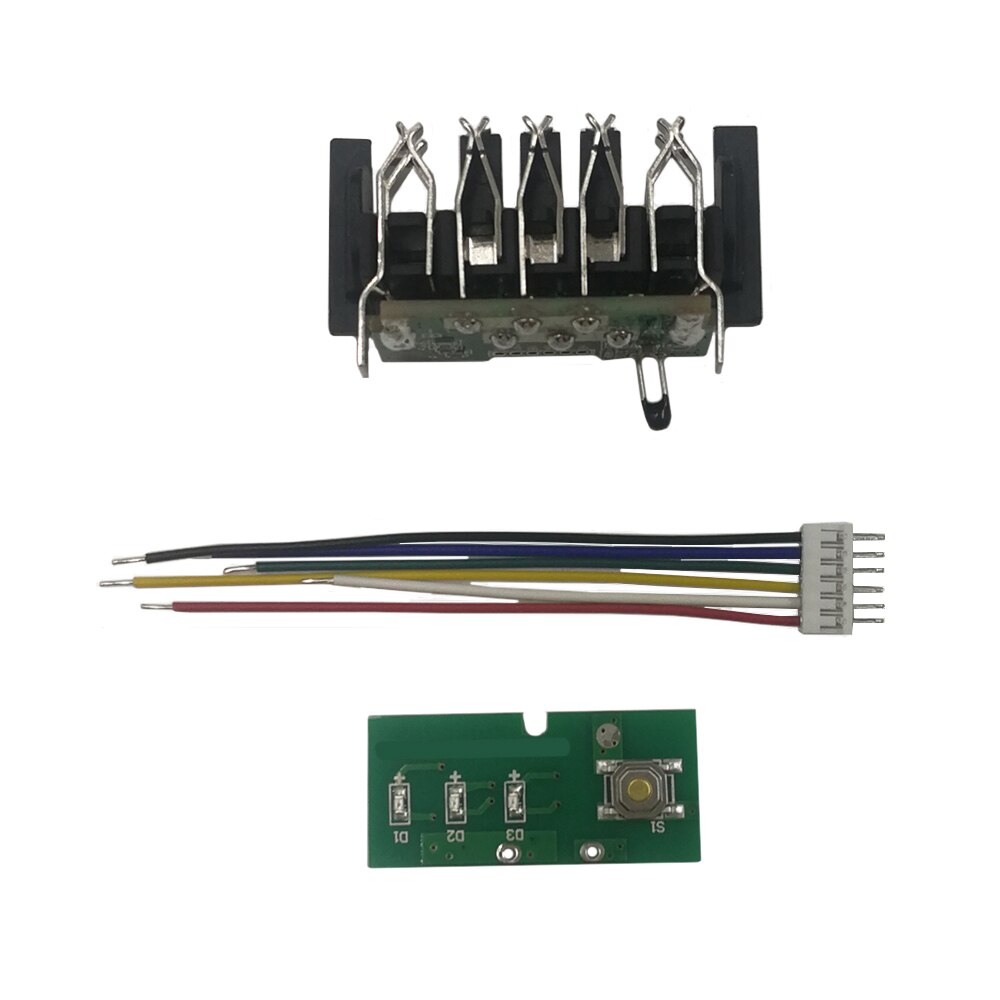 Dcb 200 li- ion batteri 15*18650 plastkasse pcb ladebeskyttelse kretskort boks hus til dewalt 18v 20v dcb 203 dcb 204: Pcb