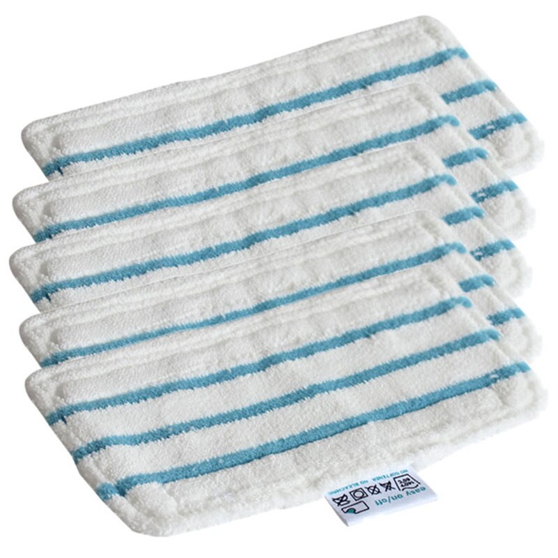 5Pcs Mop Pads Voor Black & Decker Stoom Mop FSM1610 FSM1630 Wasbare En Herbruikbare Vervanging Dweilen Doek: Default Title