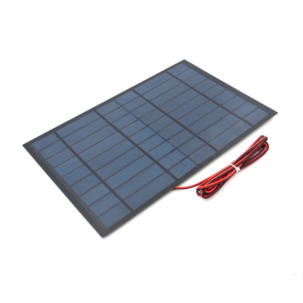 9 V 10 W extend wire Solar Panel Polycrystalline Silicon DIY Battery Charger Small Mini Cell cable toy Volt 9V 10W 10Watt Watt