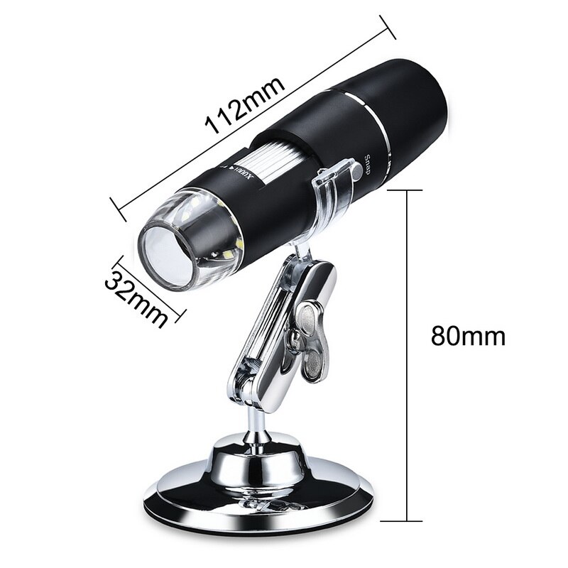 1000x digitale microscoop wifi microscoop vergrootglas camera 720p standaard voor android ios ipad digitale microscoop met 8 led-lampjes