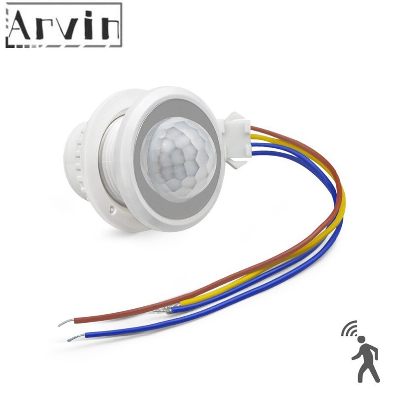 Hjem sikkerhet ledet pir detektor infrarød bevegelsessensor detektor bryter med tidsforsinkelse justerbar pir alarm system