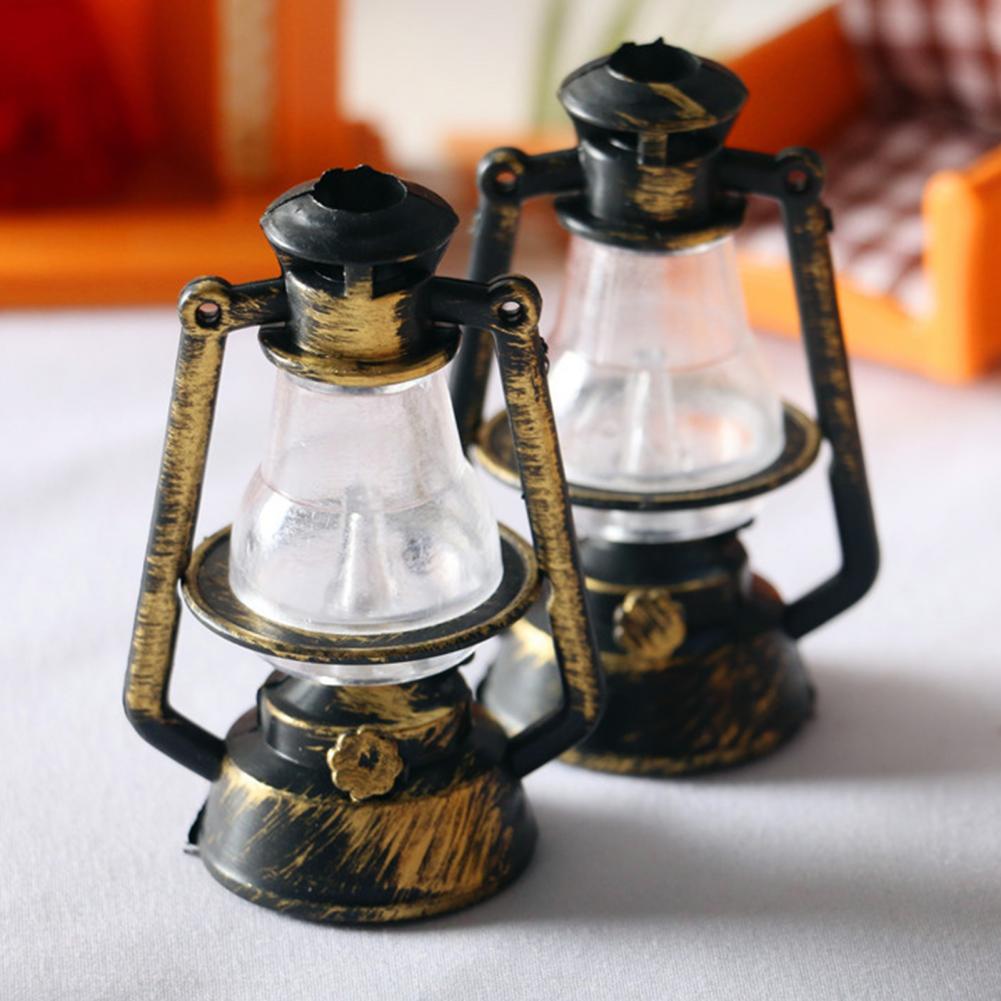 1:12 Mini Olie Lamp Decor Pretend Play Speelgoed Poppenhuis Miniatuur Poppenhuis Accessoires Miniatuur Woonkamer Play Scene Ornamenten