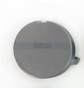 Capqx Voor/Achterbumper Trekhaak Cover Voor Ford Ecosport Trailer Lidtowing Tractie Shell: Front (Grey)