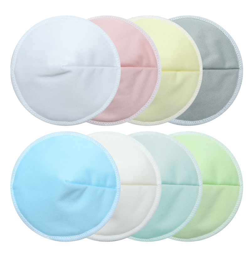 Coussin d&#39;allaitement réutilisable en bambou, 1 paire, doux, absorbant, imperméable, pour rester au sec