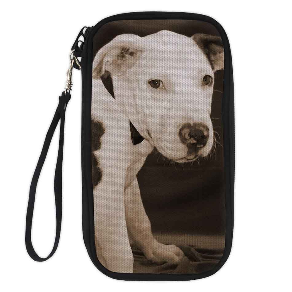 Passport Holder - 3D Animal Print - Polyester Travel Wallet for Men & Women - Document Organizer: W3128Z6