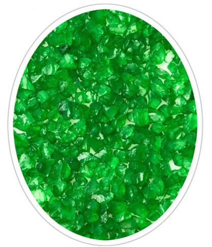 500G Glas Zand Aquarium Kleur Zand Aquarium Bodem Zand Aquarium Landschapsarchitectuur Steen Micro Landschap Decoratie Bodem Zand: Jade green 500g