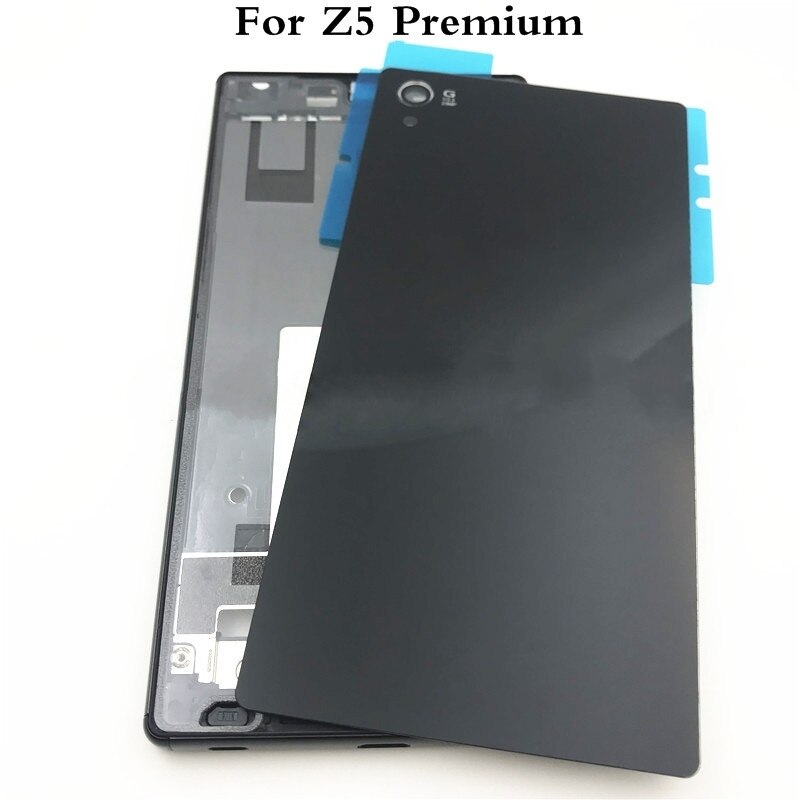 Full Housing For Sony Xperia Z5 Premium E6853 E6883 E6833 Middle Frame Front Faceplate Bezel Housing+Battery Back Cover With NFC