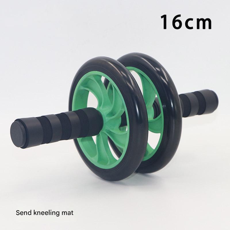 Roue abdominale sans bruit, rouleaux Ab avec tapis pour l'exercice, équipement de Fitness, accessoire d'exercice de la taille et des muscles abdominaux: green