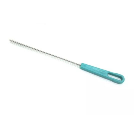 Limpiador de cuchillos con cuchilla, herramienta de lavado de ollas, cepillo de limpieza, Ideal para Thermomix TM5 TM6 TM31, Mezclador de alimentos Monsieur Cuisine: Rojo