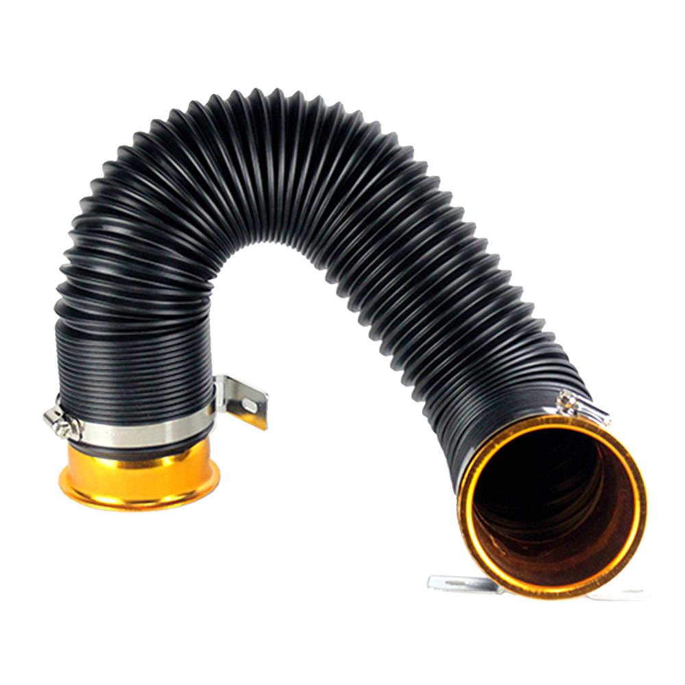 Manguera de tubo de admisión de conducto de aire ajustable para coche, Kit de inducción de tubo Flexible de entrada de Turbo de aire frío Universal, 76mm