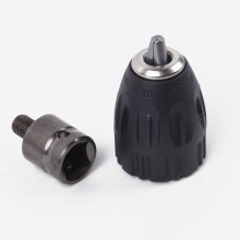 Keyless Self-tighten Drill Chuck Adapter Electric Screwdriver Impact Driver Quick Change Drill Bits Collet Chucks