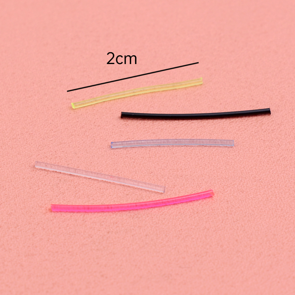 Niewidoczne plastikowe miękkie kolczyki sztyfty hipoalergiczne proste przezroczyste kolczyki Piercing ustalający kolczyki do uszu szpilki biżuteria