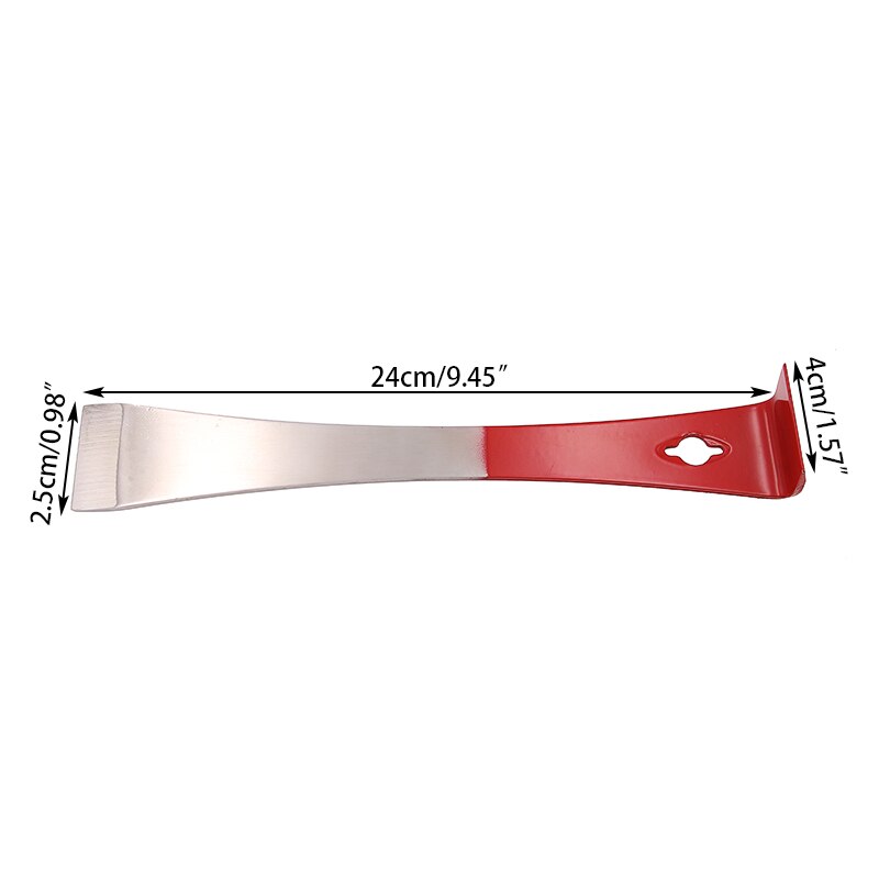 Dlkklb 1 Pc Rode Bijenteelt Rvs J Vorm J-Type Tool Gebogen Staart Bijenkorf Haak Schraper Bijenteelt tool