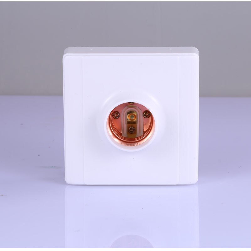 E27 Socket Lamp Holder Square Round Bulb Lamp Base Fitting e27 Converter Light Bulb Adapter for Home Lighting Exhibition: Square