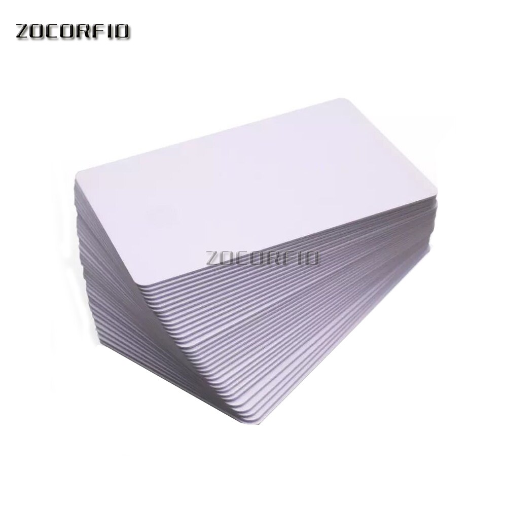 100pcs/lot Pvc Plastic Cards Plastic Business Cards Stamping Double-Sided Printing Plastic Card Plastic Membership Card: Default Title