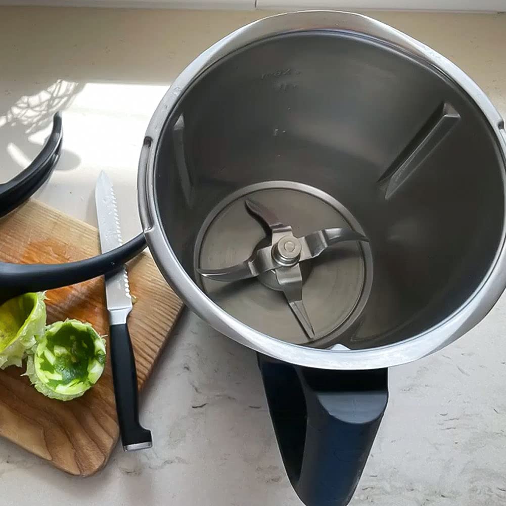 Blendermes voor Vorwerk Thermomix TM6 TM5 keukenmachine mengmes roestvrij staal met afdichting