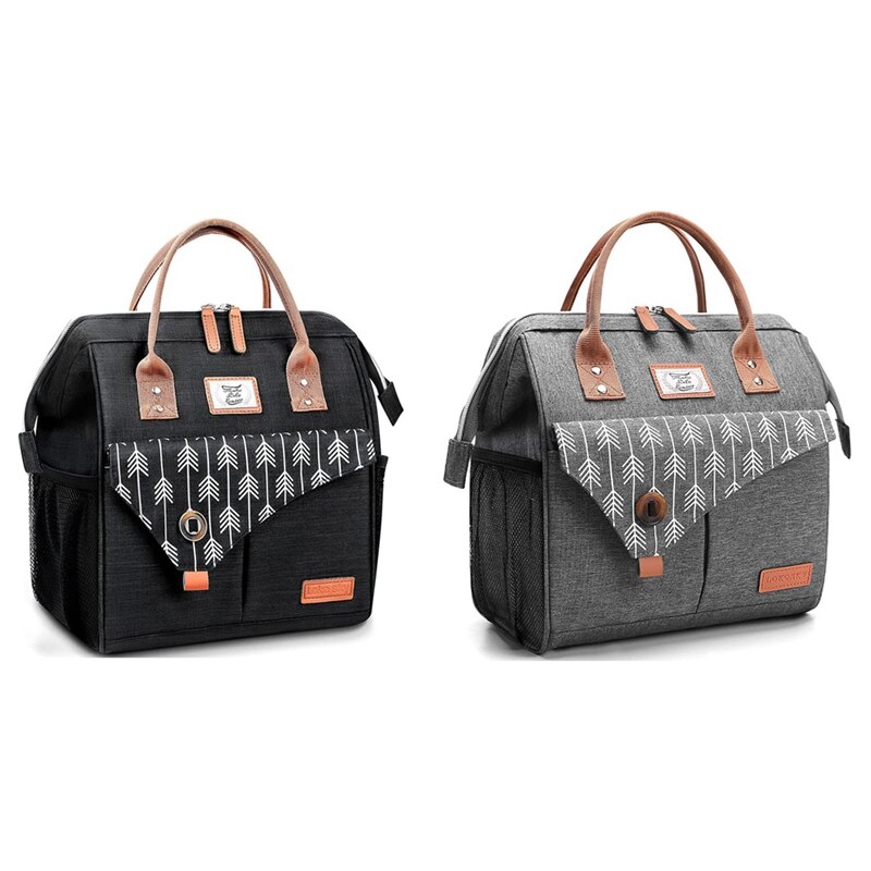 Lekebaby – sac à Lunch isotherme pour femmes, boîte à Lunch étanche à grande ouverture, sac isotherme réutilisable pour le travail des adultes