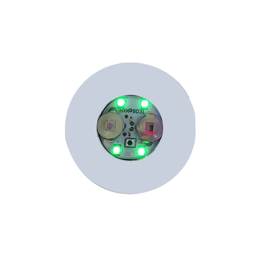 LED Glorifier 3 Modes Mini Glow Coaster LED Drink Cup Mat Bottle Light Stickers Festival Nightclub Bar Party Vase Decoration: Green / 10PCS